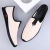 2024 New Shoes Men Loafers Light Walking Breathable Summer Comfortable Casual Shoes Men Sneakers Walking Shoes Genuine Leather