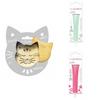 Cat Embossed Biscuit Kit + 2 Water Green and Fuchsia Chocolate Pens