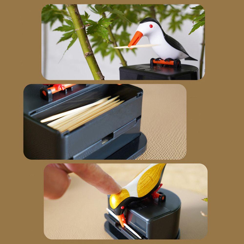 Decoration Hummingbird Plastic Toothpicks Container Toothpick Dispenser Toothpick Holder Box Bird