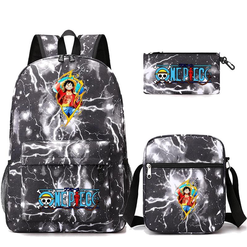 3 шт./компл. аниме цельный рюкзак с наплечной сумкой пенал для мальчика и девочки школьная сумка женская дорожная сумка Mochila