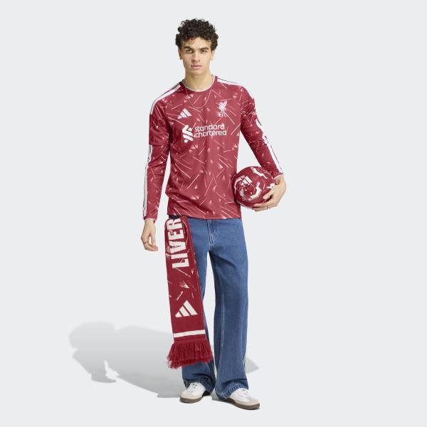 adidas Ливерпуль ФК 26 27 Домашняя футболка с длинным рукавом Kb8268