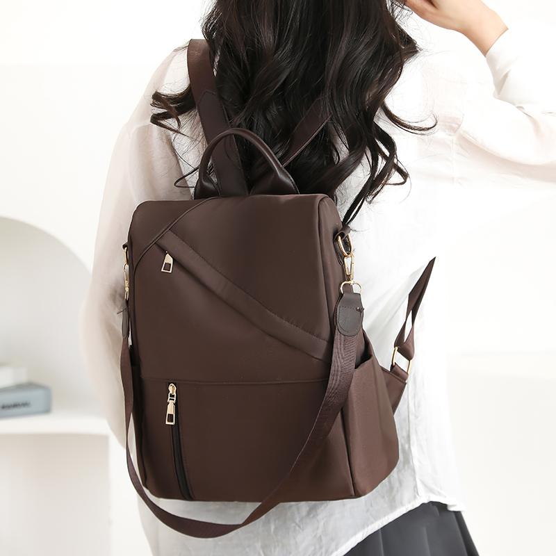 Женский рюкзак большой вместимости, сумка двойного назначения через плечо, рюкзак с защитой от кражи