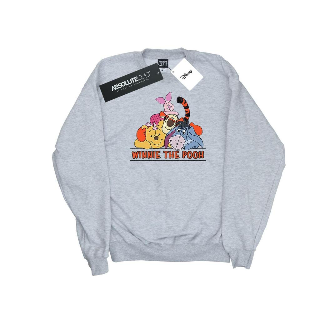 Disney Mens Winnie The Pooh Group Sweatshirt