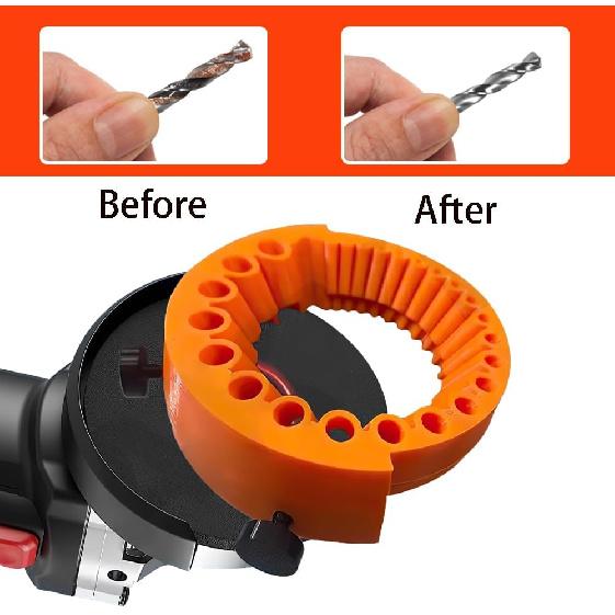Заточка сверл, насадка для заточки сверл с электроприводом, заточка сверл для шлифовальной машины, насадки для угловых шлифовальных машин, заточка сверл от 2 до 13 мм