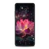 Чехол для телефона для Xiaomi Poco F7 F6 F5 F4 F3 X7 X6 X5 X4 X3 NFC M4 C51 C55 GT 5G Мягкий ТПУ Чехол Capas Цветок Лотоса Fundas Coque Сумка