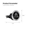 YKJV4 Car Air Freshener Solid Aroma Auto Interior Perfume Diffuser For Citroen e-C3 e-C4 X C5X C3 C4 Cactus Picasso C-Crosser C6 C1 C2