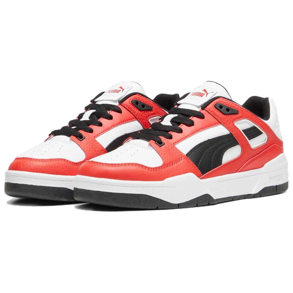Puma Slipstream Classic Versatile Low-Top Sneakers Unisex Sneakers White Black Red 387544-25