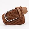Pin Buckle Solid Canvas Strap Decoration Belt Men Women Canvas 1PC Unisex Clothing Accessories Knitted High Quality Elastic Belt  Jewelry Accessory