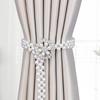 Creative Curtain Clip Delicate Alloy Flower/Bow/Butterfly Faux Pearl Decor Wear-resistant