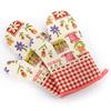 1Pc Dots Grids Print Oven Mitt Heat Resistant Protector Kitchen Holder Glove