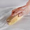Yousheng Cleaning Brush Soft Bristles Comfortable Grip Wooden Handle Portable Scrub Brush Gentle Cleaning Tool
