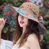 Straw Hat for Women: Large Brim, Korean Style Vacation Sun Hat for Sun Protection At the Beach