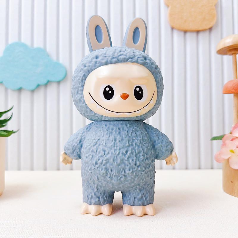 Labubu Cute Piggy Bank Figurine: Coin Storage Savings Jar for Children and Students