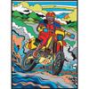 Coloring - Motocross - Crayons Included - 28 X 37 - To Color Colorvelvet
