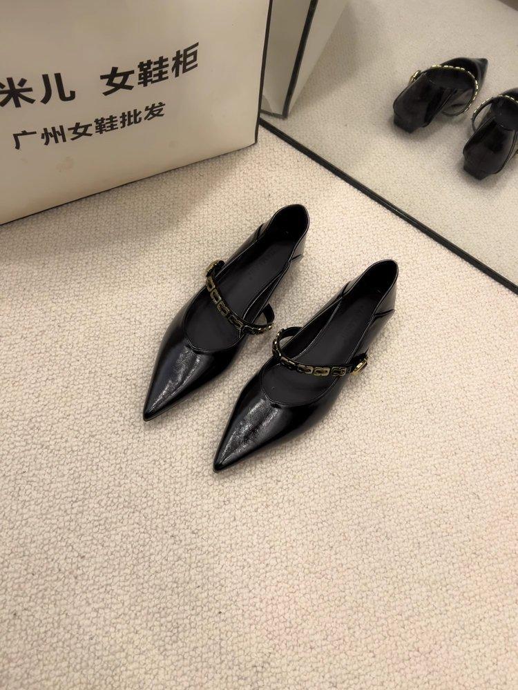 Французский стиль маленькие ароматные туфли на низком каблуке с острым носком женские 2024 весна и осень новые поздний вечерний бриз нежные туфли Мэри Джейн женские туфли