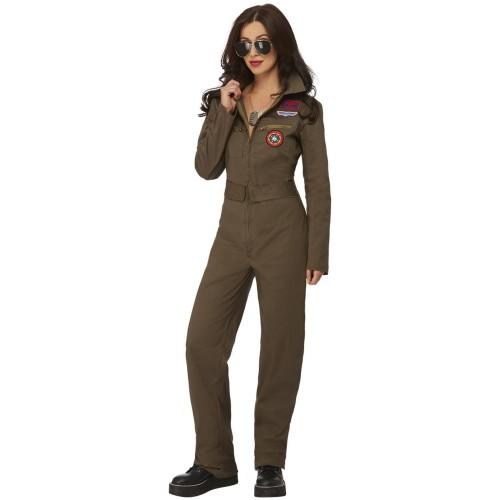 Top Gun Womens/Ladies Costume Jumpsuit
