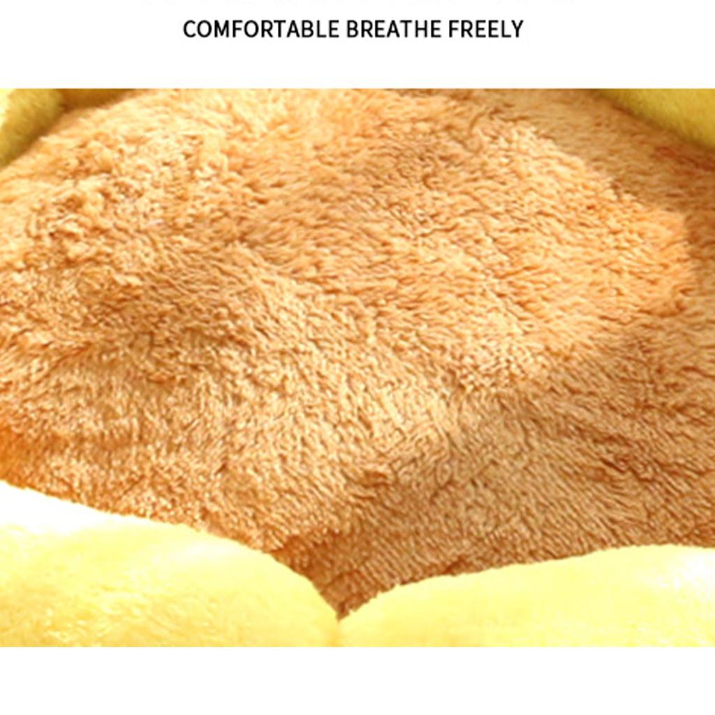 Кровать для домашних животных, милая, в форме цветка, мягкая, удобная, с поддержкой на 360 градусов, круглая, для спальни, гостиной