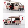 1/32 Scale Model Vehicles for Initial Letter WULING Fan MPV Metal Model Car Sound and Light Pull Back Toy Sophisticated Gift Choice