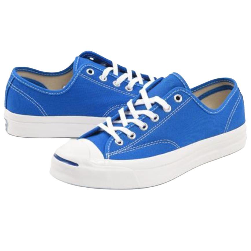 Converse Jack Purcell Удобные Мягкие Низкие Кеды из Канваса Унисекс Синие 155591C