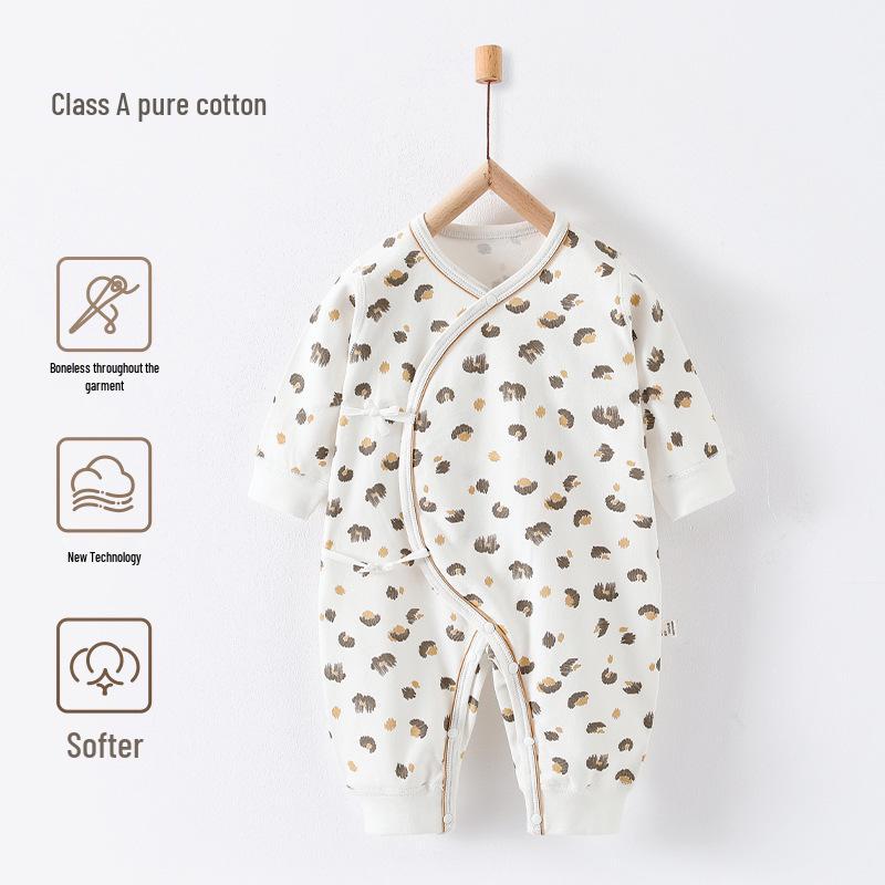 Детский боди из чистого хлопка - Монашеский комбинезон для новорожденных на все сезоны (0-3 месяца)
