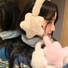 Star Fluffy Plush Earmuffs Earplugs Cold Protection Women Ear Cover Keep Warm Solid Color Earmuffs Cycling Accessories