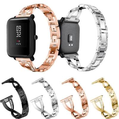 20 мм Для Samsung galaxy watch 3 41 мм 45 мм Active 2 40 мм 44 мм роскошный ремешок из нержавеющей стали браслет Ремешок для часов Металлический браслет Aolly