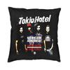 Музыкальная рок-группа Tokio Hotel Наволочка 45x45 Декор для дома Печать Наволочка для диванной подушки Двусторонняя