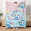 Labubu Blanket Comfortable Perfect for Seaside Chair Sofa for All Seasons Stylish Decor Birthday Christmas Gift Blanket