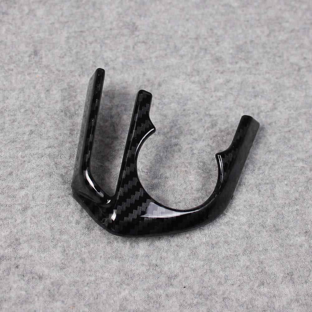 RUIQ Toyota RAV4 Interior Steering Wheel Handle Black Carbon Fiber Designed Exclusively for the Toyota RAV4 (5th Generation) Garnish, Frame, Finish,