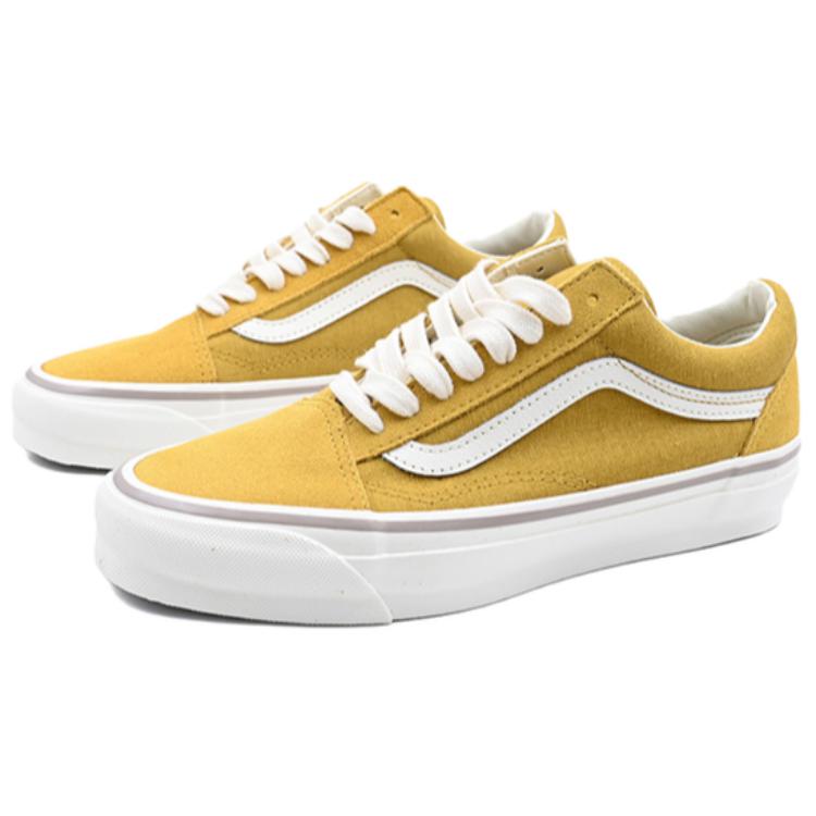 Vans Серия Old Skool Удобные Универсальные Низкие Повседневные Кроссовки Унисекс Коричневые VN000CY2BL2