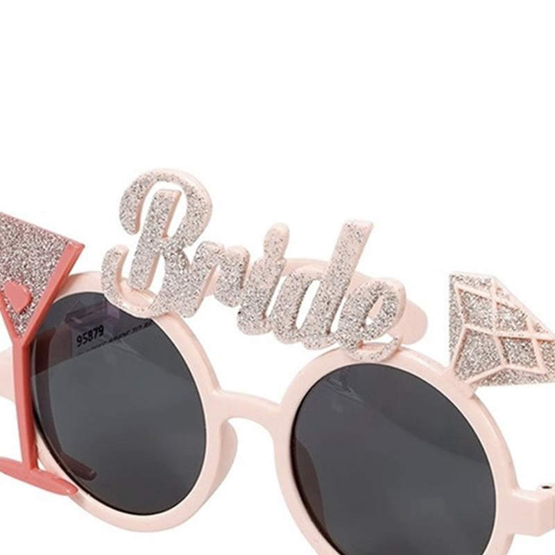 Bachelorette Sunglasses Bride Glasses Diamond Wine Glass Eyeglasses Party Decorations Supply for Womens Girls Gifts