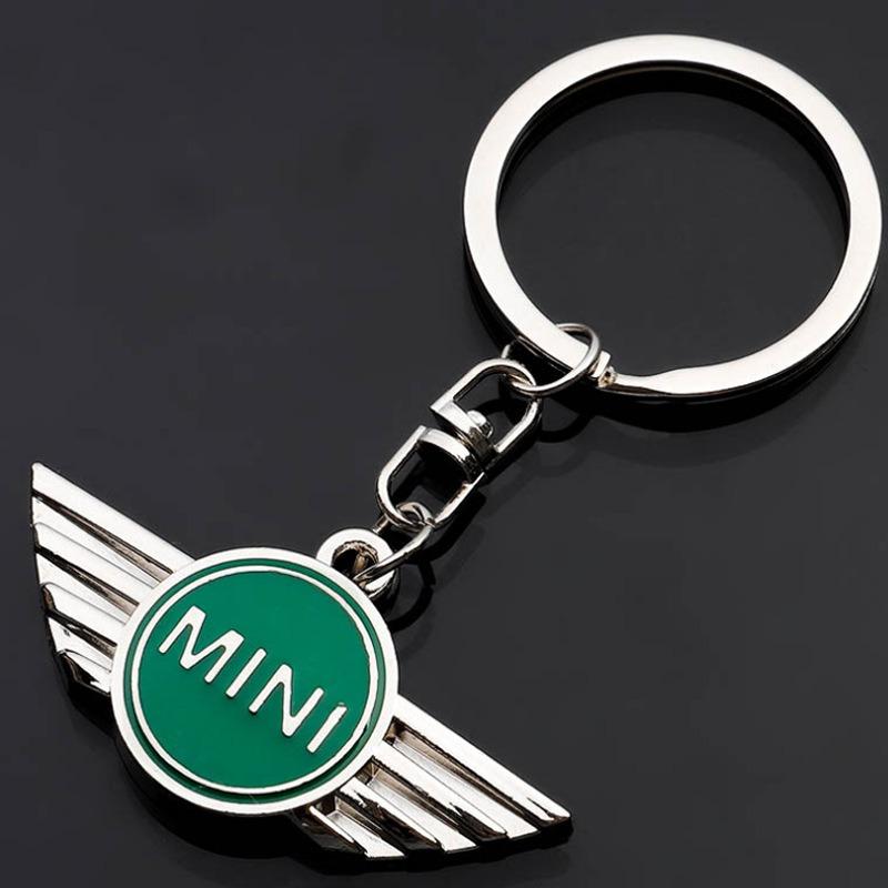 Metal Car Keychain Chain Keyring Pendant for Mini Cooper JCW R50 R52 R53 R55 R56 F54 F55 F56 F60 CLUBMAN COUNTRYMAN Accessories pwaxk99