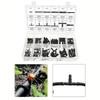 113 Pieces Car Hose Connector Assortment Reducer Set Straight T Piece Connector  Tool Accessories Systems Garden Tools