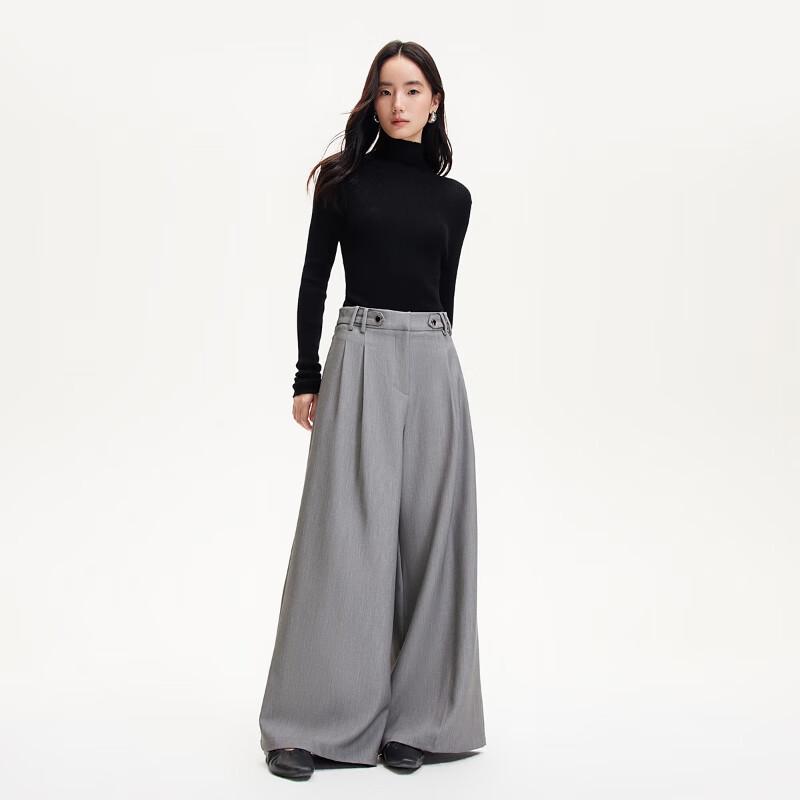 VEROMODA Women's High-Waist Loose Fit Casual Pants