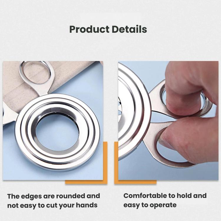 Stainless Steel Egg Cracker Handheld Household Egg Peeler