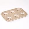 6/12 Cavity Donut Baking Mold Carbon Steel 4 Shapes Cake Baking Tray Easy To Clean Reusable Donut Muffin Pan Dessert Making