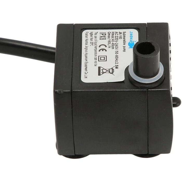 Mini pompe à eau submersible - AIMOONSA - Réglable - Silencieuse - Étanche IPX8 - Prise EU 220-240V