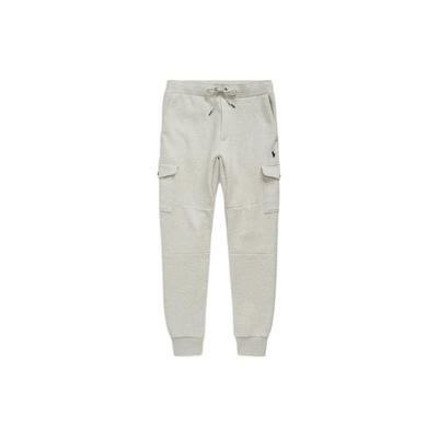 Polo Ss23 Pony вышитые однотонные спортивные брюки на шнурке мужские низ светло-серый MNPOPNT14A20098-020