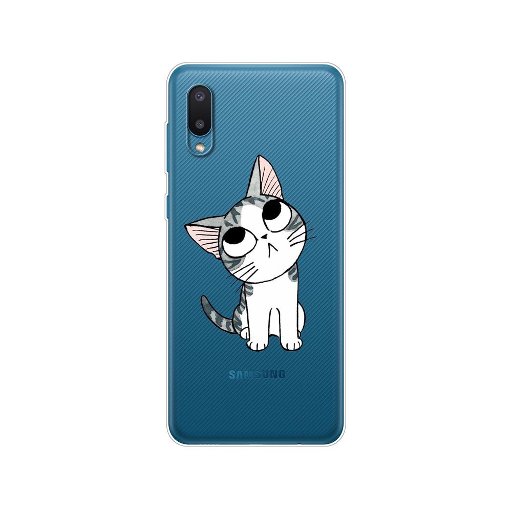 Чехол для Samsung A02, мягкий силиконовый чехол из ТПУ на заднюю панель телефона для Samsung Galaxy A02 GalaxyA02 A 02 SM-A022G a022, бампер 6,5 дюйма