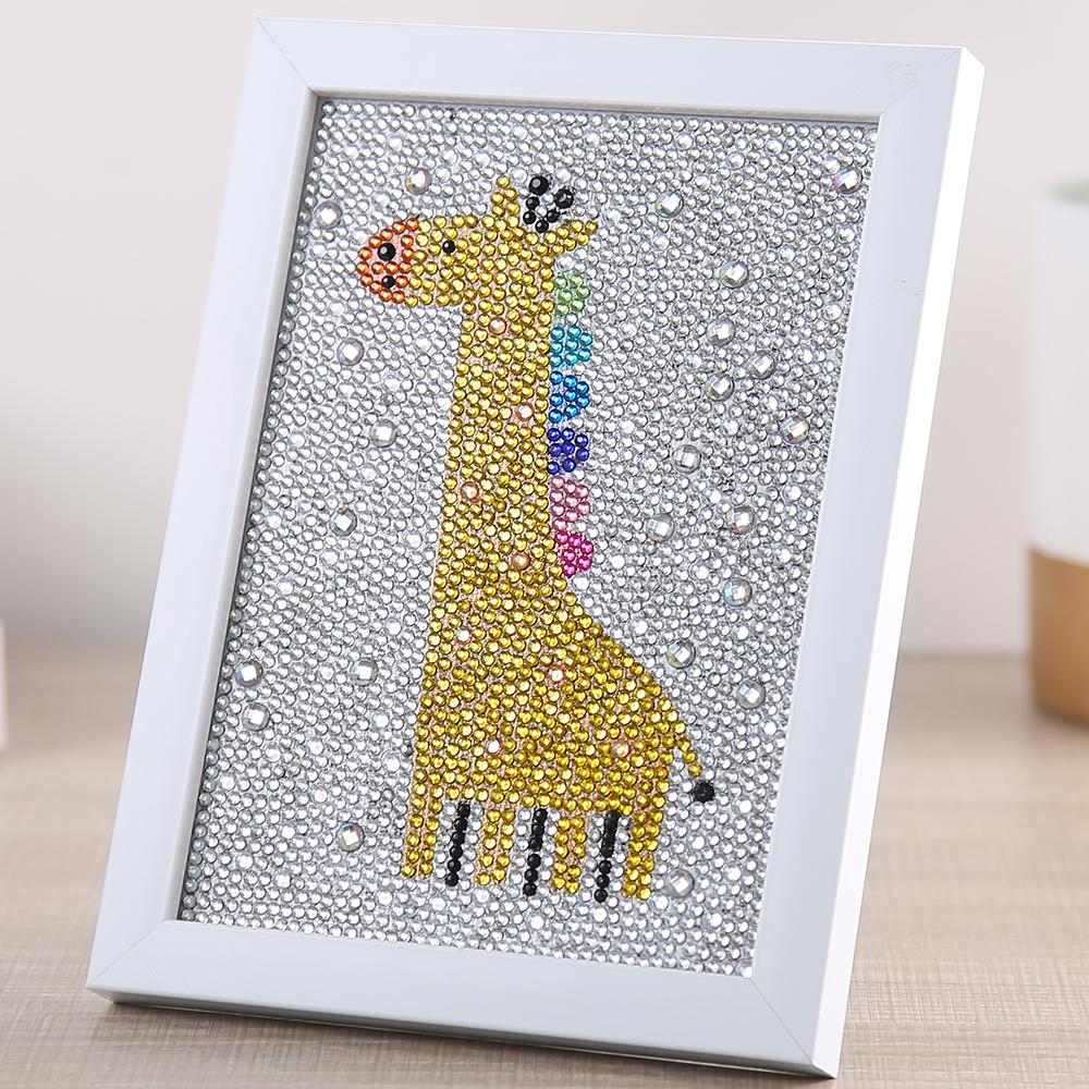 5D комплект алмазной живописи мультфильм животных Зебра мозаика рамка вышивка Diy дети ручной работы украшения комнаты украшения