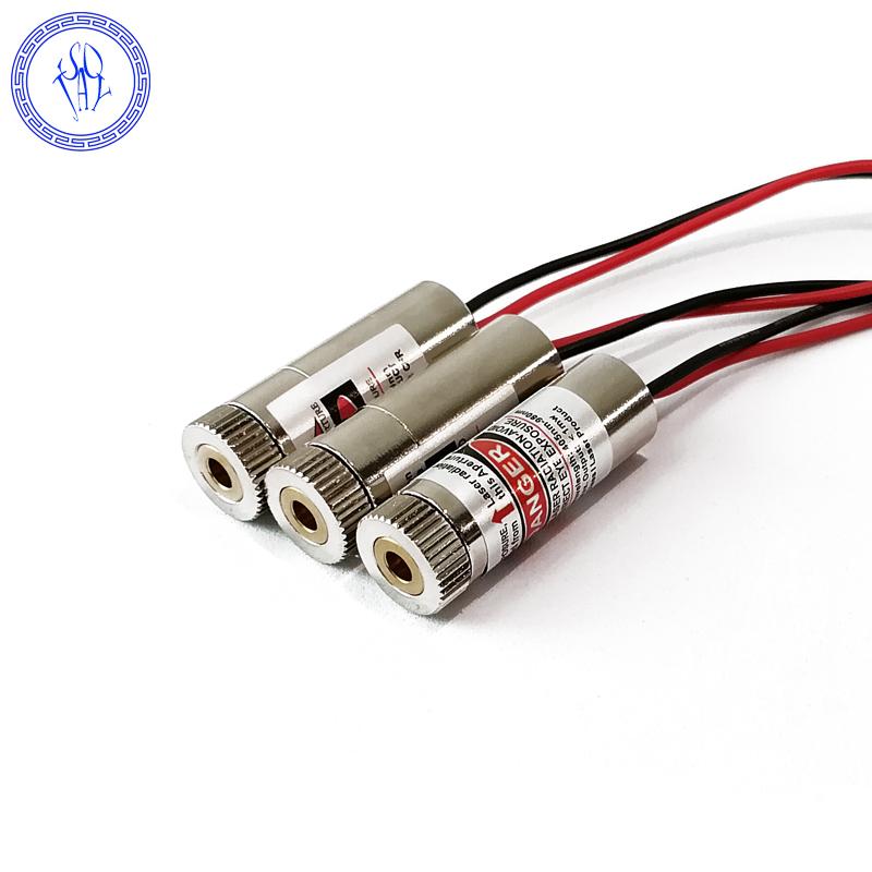 Industrial 650nm 10mW 3-5V Focusable Red Laser Dot Diode Module