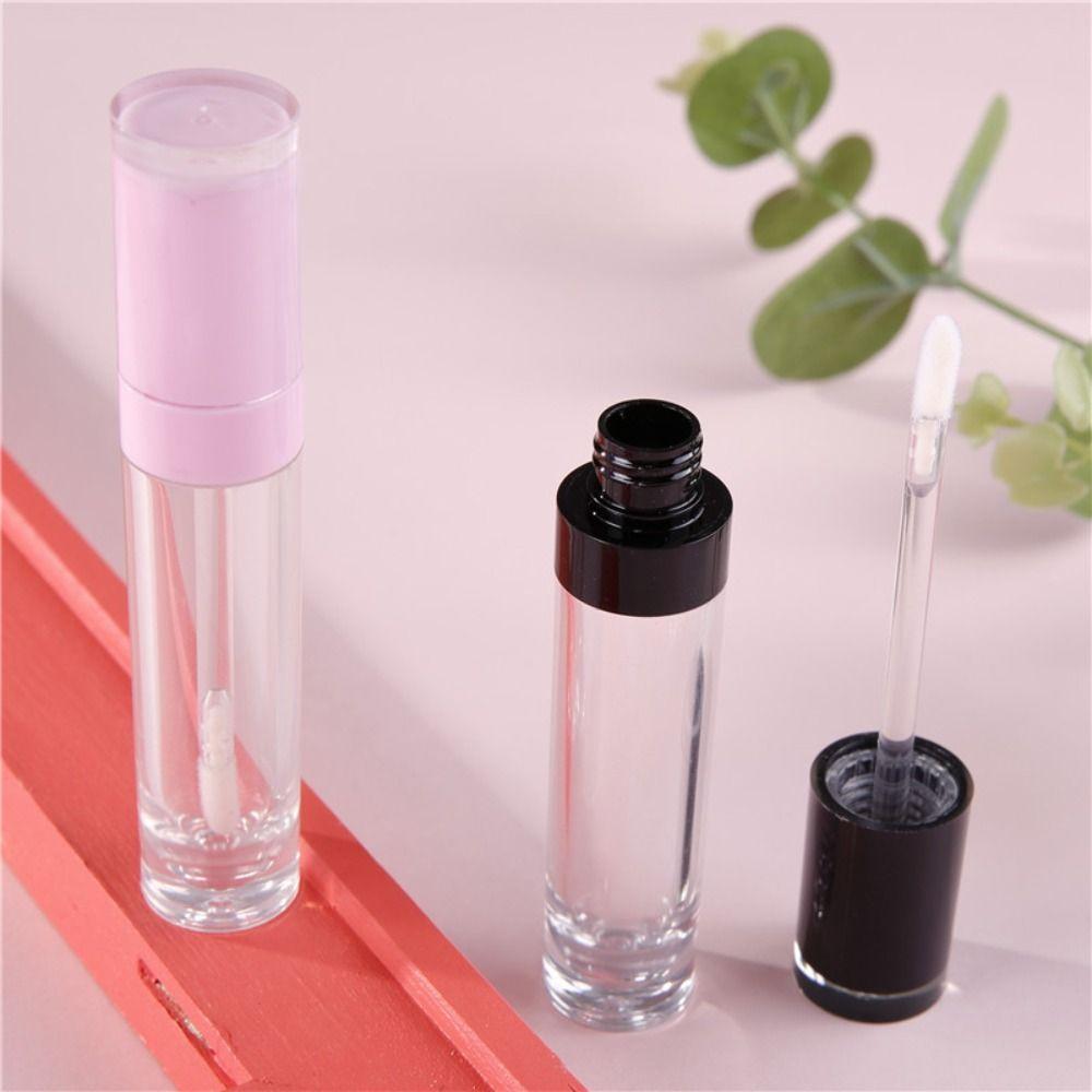 Заправляемый тюбик для блеска для губ с кисточкой пустой косметический контейнер DIY контейнер для блеска для губ инструмент для макияжа