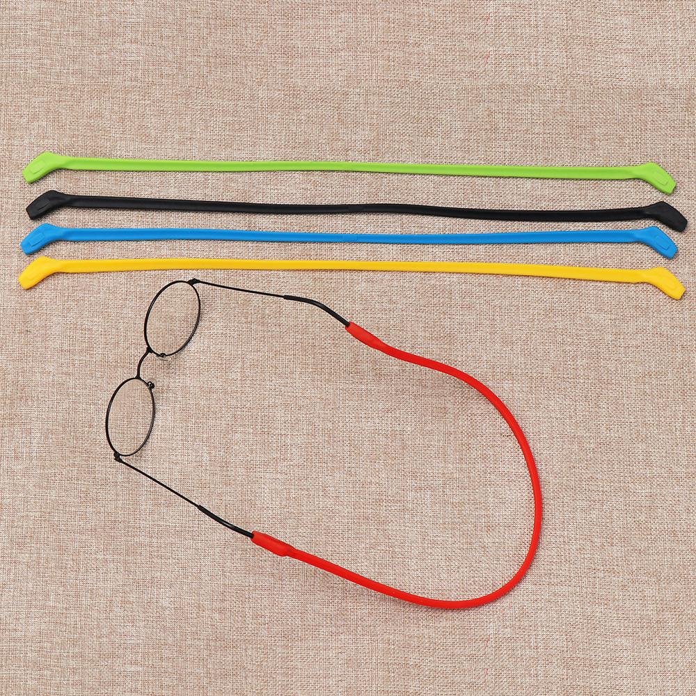 Silicone Candy Color Glasses Necklace Glasses Chain Eyeglass Lanyard Eye Wear Accessories