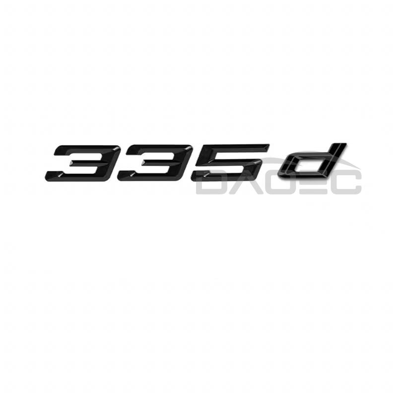 Car 3D ABS Trunk Letters Logo Badge Emblem Decals Sticker For BMW 3 series 320d 325d 328d 330d 335d E46 E90 E91 F30 F31 F34 G20 KS6