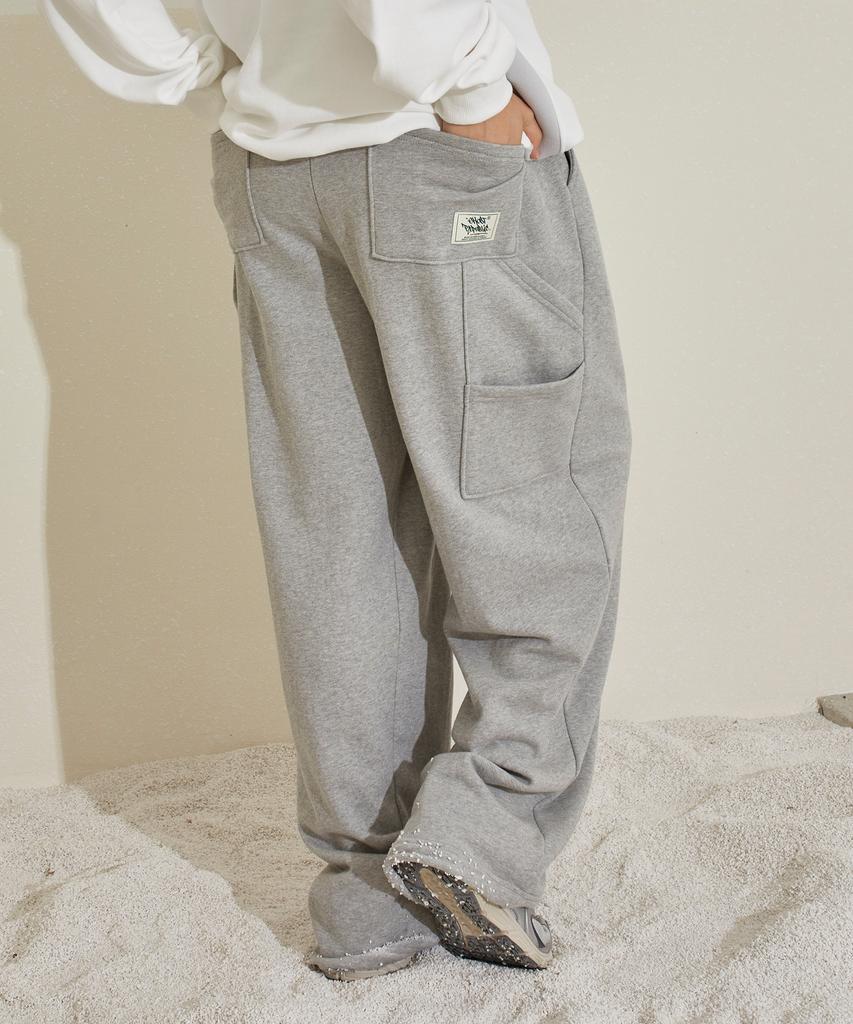 GHOST REPUBLIC Carpenter Wide Sweatpants 3 Color Glp-647 (A Type)