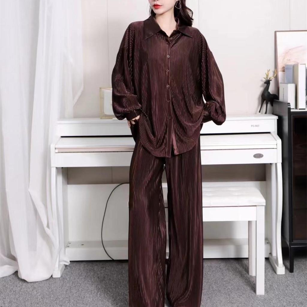 New Autumn and Winter Loose Leisure Suit Design Fashion 2 Two Pieces Sets Women Suits