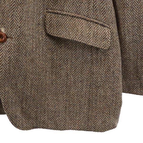 Harris Tweed Винтажный шерстяной пиджак в елочку 70-х годов Sears Sears Мужской Б/У