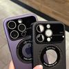 Роскошный чехол для телефона с магнитным притяжением для IPhone 14 13 12 Pro Max 14 Plus для Magsafe, защитный чехол для линз с беспроводной зарядкой