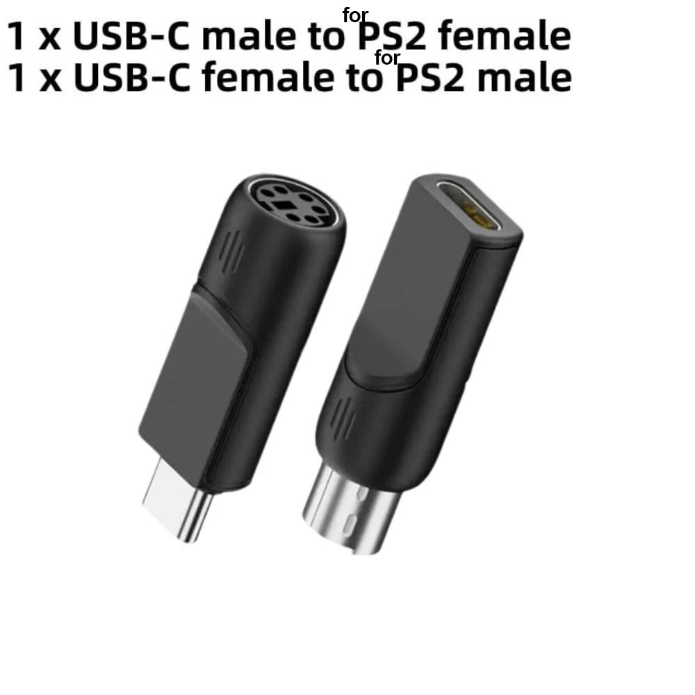 1-4 шт. для PS2 на USB A/USB-C Папа на Маму Адаптеры Универсальные Конвертеры Игровых Консолей для PS 2 Мышь Клавиатура Ноутбук Разъем