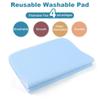 2pcs Reusable Washable Pad Absorbent Pad For Adults Blue White 45 X 60cm